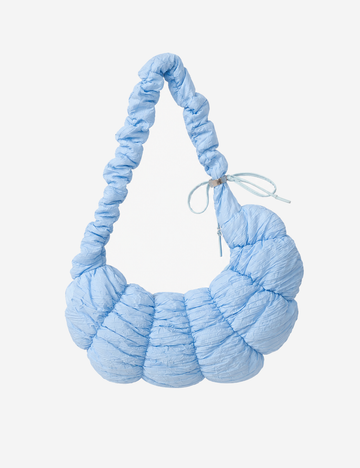 Casual Puffer Ruched Large Capacity Crescent Bag 6W10BBG1802