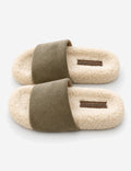 Fluffy Plush Platform Outdoor Open Toe Slippers 6W8FSP237