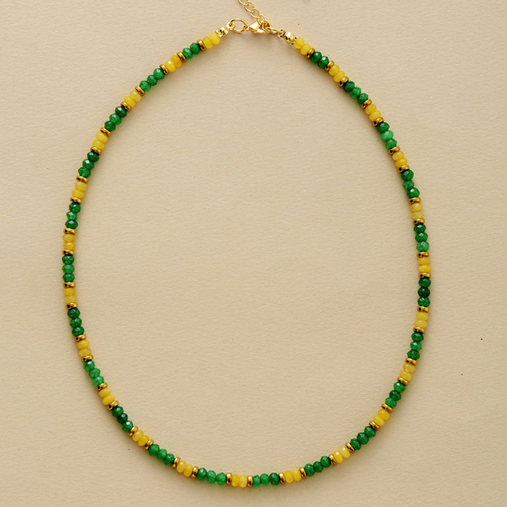 Beaded Choker Necklace - DippedShop Wholesale - #6659