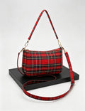 Casual Christmas Plaid Underarm Shoulder Bag 6W10BBG2209