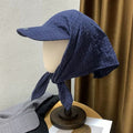 Vintage Plaid Tie Sun-proof Breathable Bandana Cap MK2COW6W6HAT217