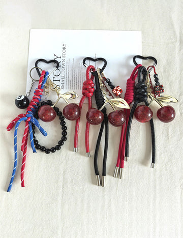 Creative Cherry Pendant Keychain Bag Charm 6W10BBC380
