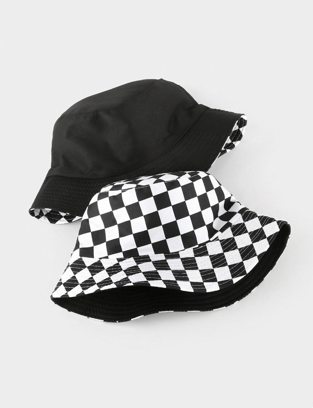 Foldable Reversible Bucket Hat - DippedShop Wholesale - #1875