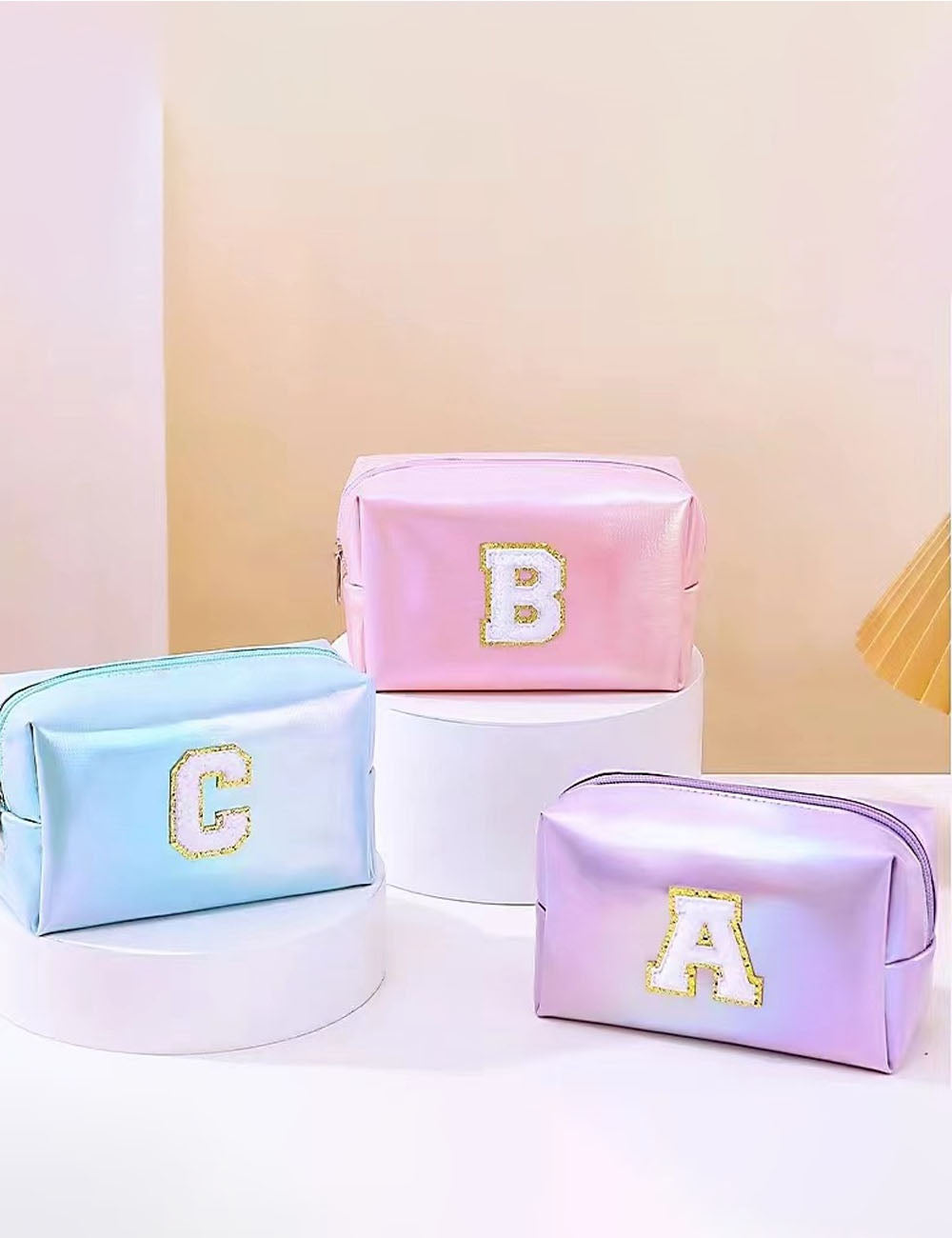 Embroidered Portable Makeup Bag - DippedShop Wholesale - #0787