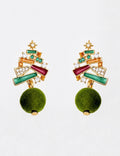Christmas Tree Dangle Earrings - DippedShop Wholesale - #5411
