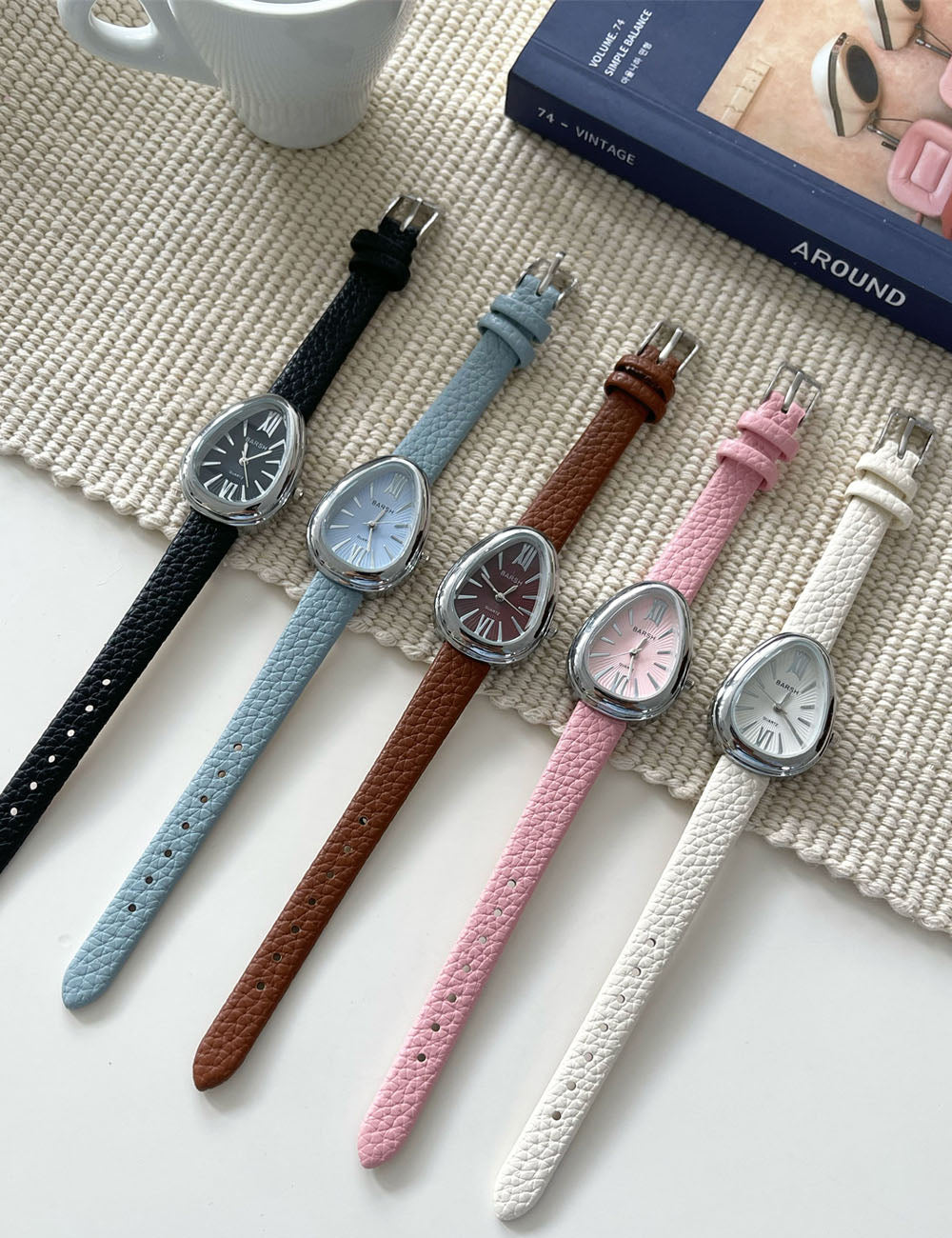Snake Dial Leather Watch - DippedShop Wholesale - #1459