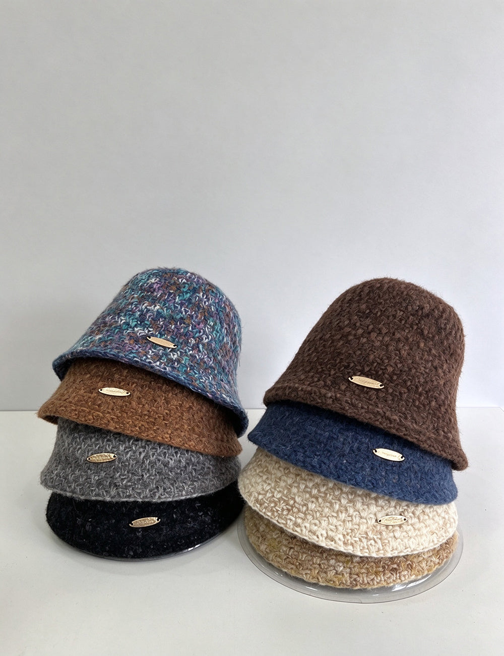 Chunky Knit Bucket Hat - DippedShop Wholesale - #7011