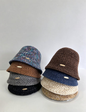Chunky Knit Bucket Hat - DippedShop Wholesale - #7011