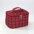 Plaid Tweed Makeup Bag - DippedShop Wholesale - #3555