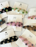 Sweet Rhinestones Floral Oval Hair Clips 6W6HCP1242