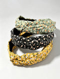 Boho Knotted Floral Headband - DippedShop Wholesale - #9987