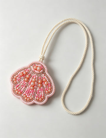 Pearl Shell Pendant Keychain - DippedShop Wholesale - #8547