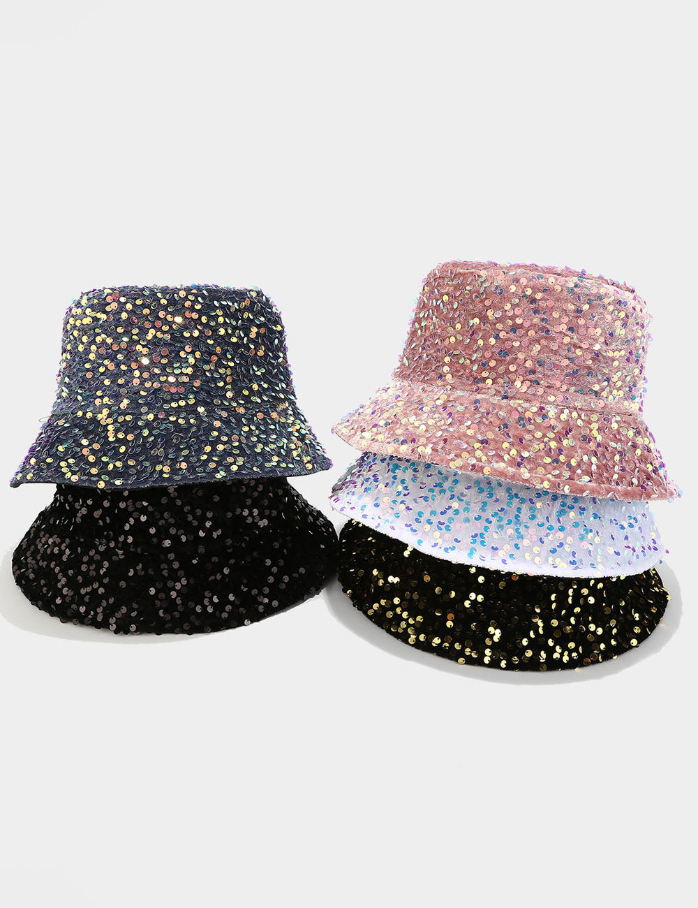 Reversible Sequin Bucket Hat - DippedShop Wholesale - #1827