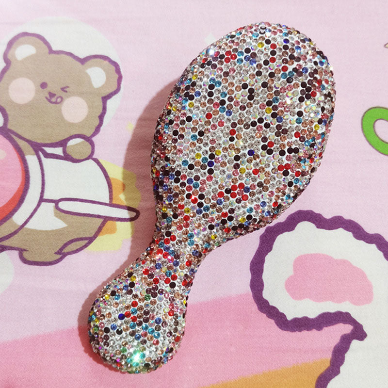 Glitter Rhinestonr Anti-Static Cushion Hair Brush 6C5CB164