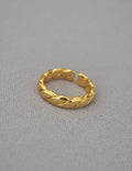 Twisted Open Ring - DippedShop Wholesale - #6307