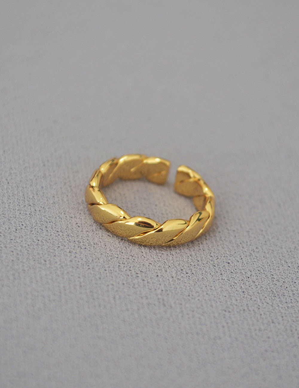 Twisted Open Ring - DippedShop Wholesale - #6307
