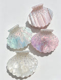 Iridescent Rhinestone Shell Acetate Hair Clip 6W6HCP1270