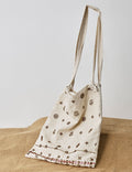 Vintage Beaded Flower Large Capacity Shoulder Bag 6S10BBG1458