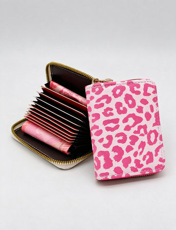Leopard Print Card Case - DippedShop Wholesale - #2835