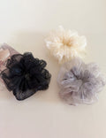 Minimalist Lustrous Double Layer Satin Scrunchies MK2BW6W6HSR82