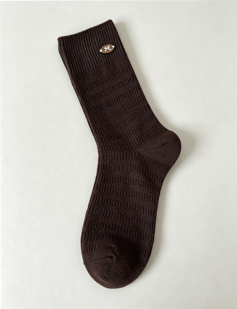 Winter Soft Color Block Slouch Crew Socks 6W8FSO543