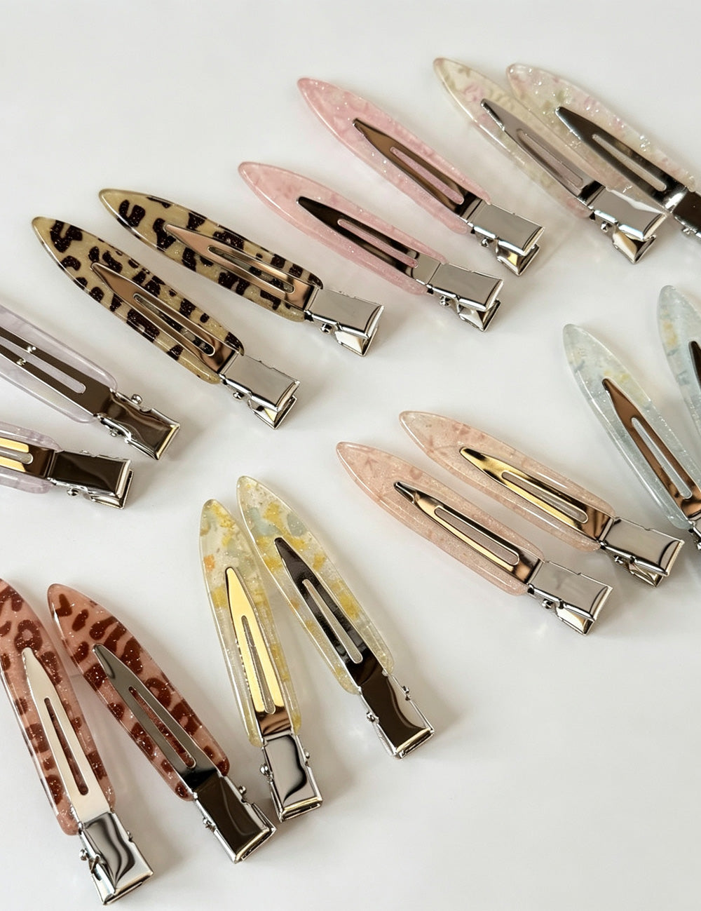 Fresh Solid Color Acetate Hair Clips 6W6HCP1240