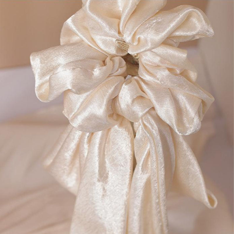Danity Bow Knot Solid Color Hair Scrunchies MK2BW6W6HSR67