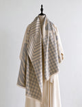 Reversible Houndstooth Shawl Scarf - DippedShop Wholesale - #2835