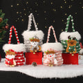 Christmas Plush Doll Gift Pouch Handbag 6W10BOB1351
