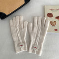 Simple Solid Color Touch Screen Warm Gloves 6W6GLO83