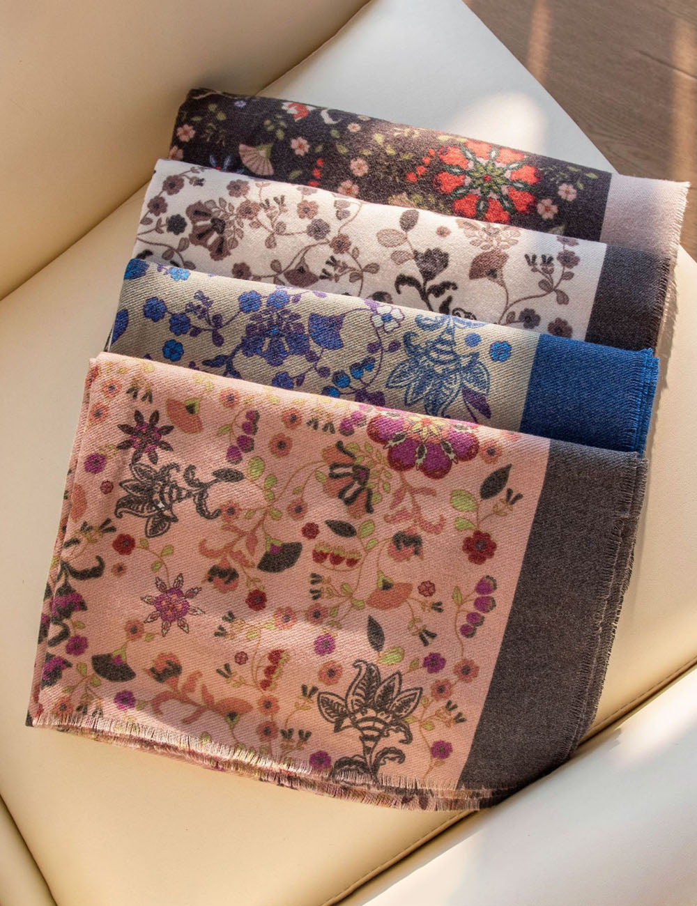 Vintage Floral Scarf - DippedShop Wholesale - #3619