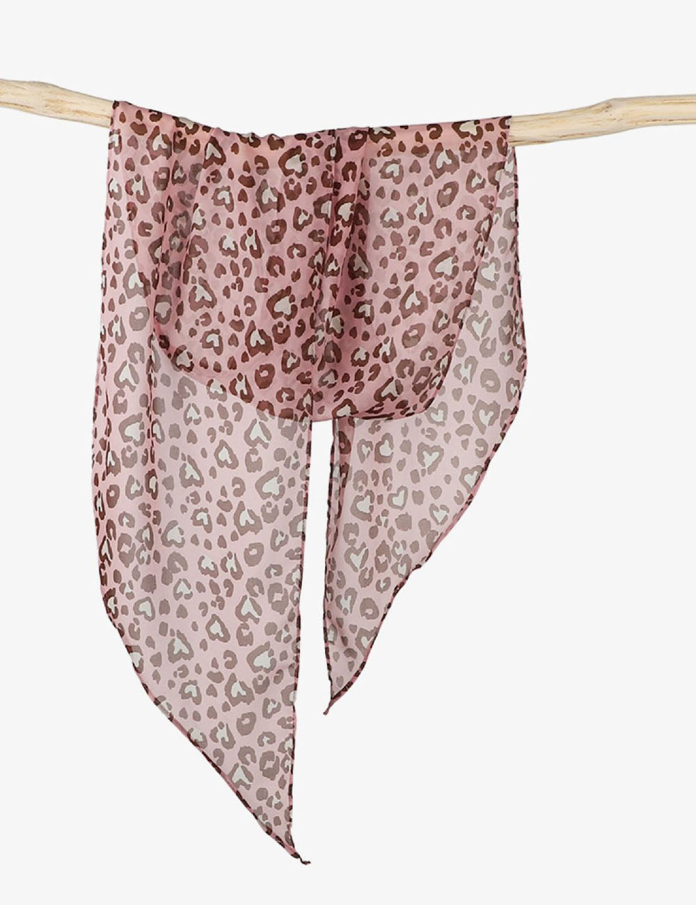 Retro Leopard Print Silk Scarf 6W6NSI194