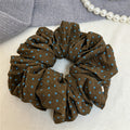 Ruffled Polka Dot Scrunchies - DippedShop Wholesale - #9667