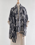 Thermal Paisley Tassel Scarf - DippedShop Wholesale - #5779