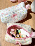 Sweet Floral Print Portable Cosmetic Bag 6S5CO112