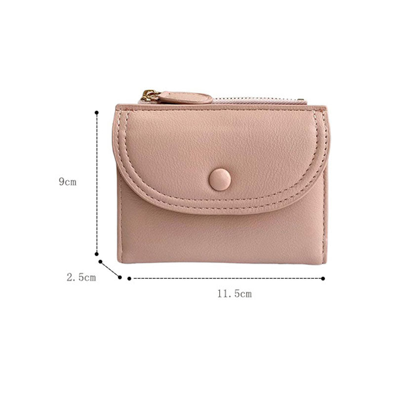 Simple Solid Color Multi-Functional Bifold Wallet 6S10BWB95