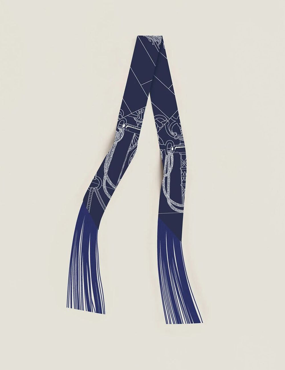 Tassel Silk Scarf - DippedShop Wholesale - #1219