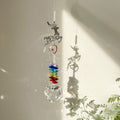 Christams Glass Heart Crystal Ball Prism Sun Catcher 6H7HLS145