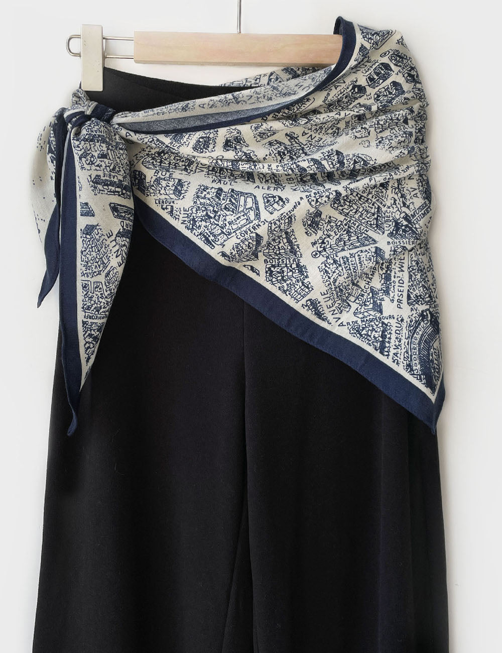 Printed Silk Scarf - DippedShop Wholesale - #7427