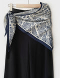 Printed Silk Scarf - DippedShop Wholesale - #7427
