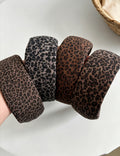Leopard Print Wide Headband - DippedShop Wholesale - #3075