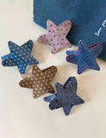 Cute Mini Star Shape Acetate Hair Claw Clip 6W6HCP1292