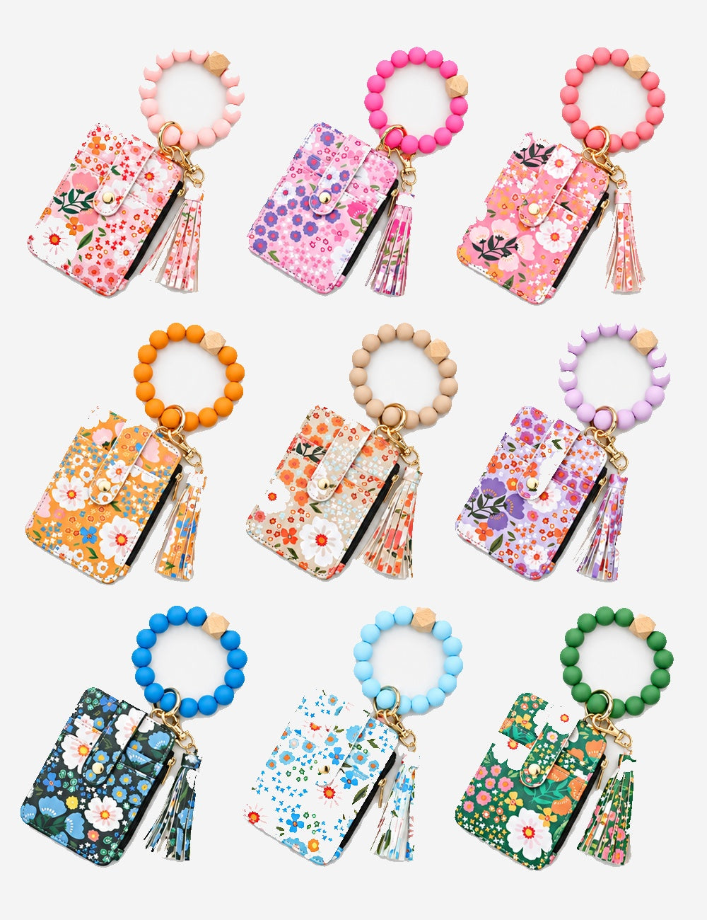 Beaded Card Holder Wristlet - DippedShop Wholesale - #6563