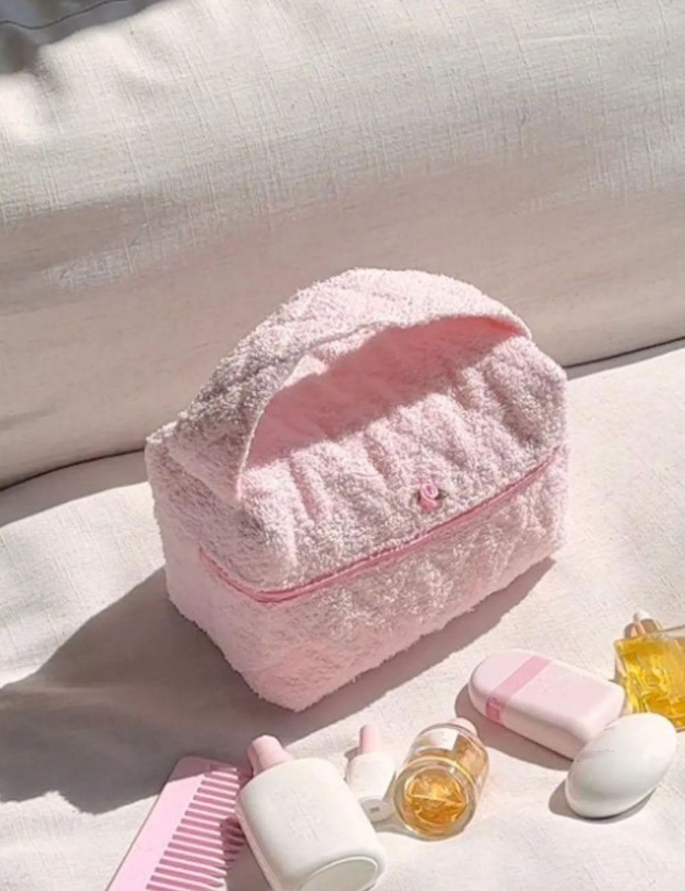 Quilted Cosmetic Bag - DippedShop Wholesale - #2739