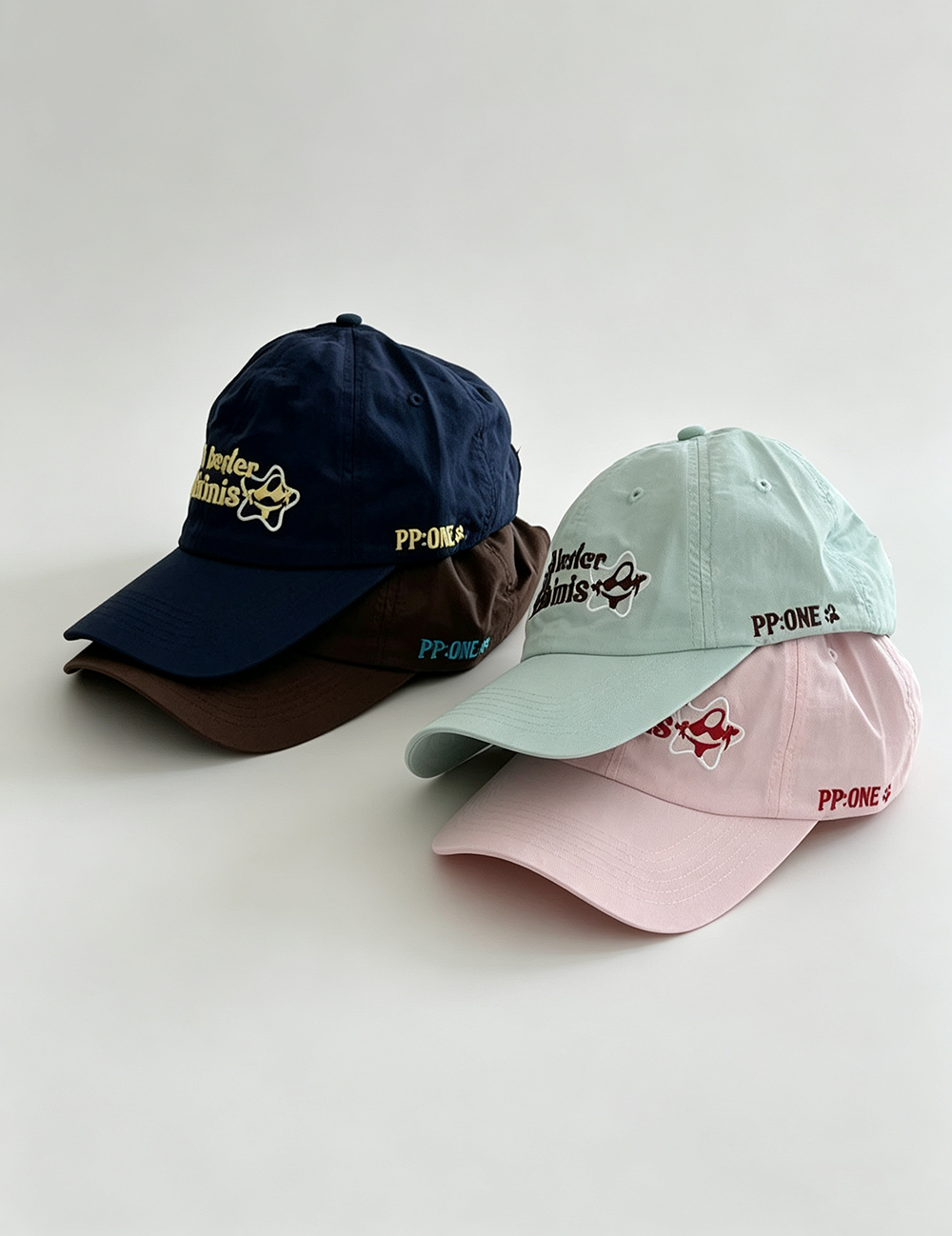 Color Block Embroidered Cap - DippedShop Wholesale - #0771