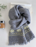 Fair Isle Knit Scarf - DippedShop Wholesale - #2227