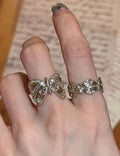Vintage Butterfly Zircon Ring - DippedShop Wholesale - #7619