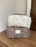 Fresh Floral Print Portable Cosmetic Bag 6S10BOB1025