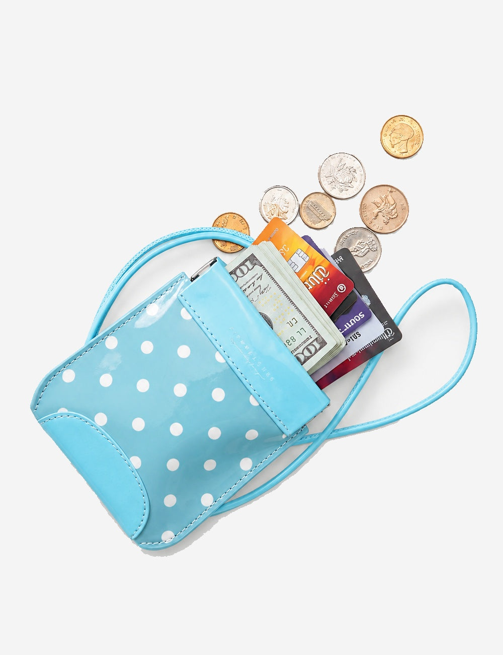 Lanyard Neck Coin Purse - DippedShop Wholesale - #6803