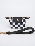 Color Block Checkerboard Portable Shoulder Bag 6W10BBG1930